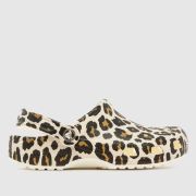 Crocs Print Classic Leopard Clog Youth Sandals