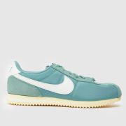 Nike Light Green Cortez TXT Youth Trainers
