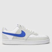 Nike Court Vision Trainers in White & Blue