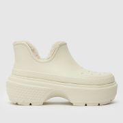 Crocs Stomp Shorty Boots in Beige