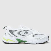 Lacoste Storm 96 2k Trainers in White & Green