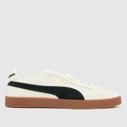 PUMA Club II Trainers in Stone & Black