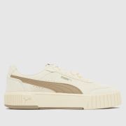 PUMA Carina Mia Trainers in Off-White Multi
