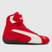 PUMA SpeeDCat Mid Trainers in Red
