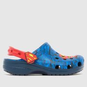 Crocs Black and blue X Superman Clog Boys Junior Sandals