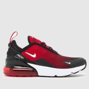 Nike Red Air Max 270 Boys Junior Trainers