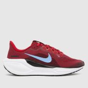 Nike Burgundy Air Zoom Pegasus 41 Boys Youth Trainers