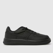 Nike Black Force 1 Low Easyon Junior Trainers