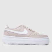 Nike Court Vision Alta Trainers in Pale Pink