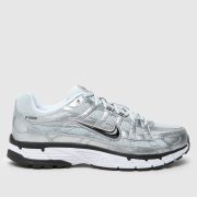 Nike P-6000 Trainers in Black & Silver