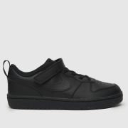 Nike Black Court Borough Low Recraft Junior Trainers