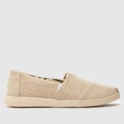 TOMS Alpargata Plus Flats in Natural