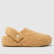 Crocs Classic Cozzzy Slippers in Gold