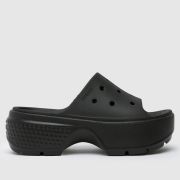 Crocs Stomp Slide Sandals in Black