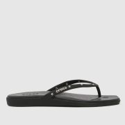 Crocs Miami Studded Flip Sandals in Black