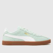 PUMA Club II Era Trainers in Light Green