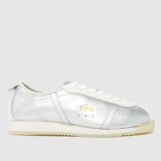 Lacoste Club Low Trainers in Silver