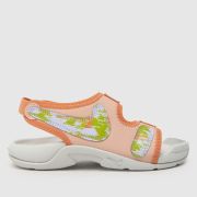 Nike Orange Sunray Adjust 6 Junior Sandals