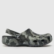 Crocs Classic Camo Clog Sandals in Grey