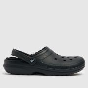 Crocs Classic Lined Clog Sandals in Black