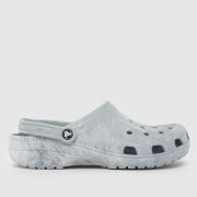 Crocs Classic Marbled Clog Sandals in Grey