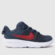 Nike Navy Star Runner 4 Boys Toddler Trainers