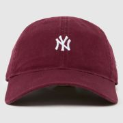 New Era Burgundy Yankees Washed 9TWENTY Cap