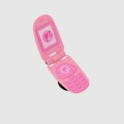 Crocs Pink Jibbitz Barbie Flip Phone