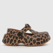 Crocs Brown Multi Classic Mary Jane Clog Girls Toddler Sandals