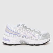 ASICS White & Purple GEL-1130 Girls Junior Trainers
