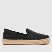 TOMS Carolina Espadrille Flats in Black