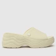 Crocs Skyline Slide Sandals in Natural
