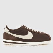 Nike Cortez Trainers in Brown & White