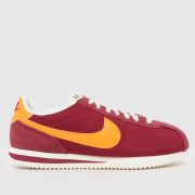 Nike Cortez Trainers in Burgundy
