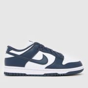 Nike Dunk Trainers in Navy & White