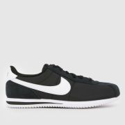 Nike Black & White Cortez Youth Trainers