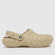 Crocs Classic Lined Overpuff Clog Sandals in Beige