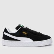 PUMA Suede XL Trainers in Black & White