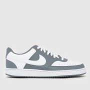 Nike Court Vision Trainers in White & grey