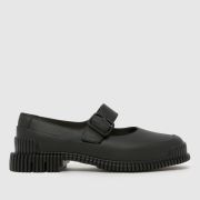 CAMPER Pix Heeled Mary Jane Flats in Black