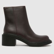 CAMPER Pix London Heeled Boots in Burgundy