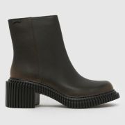CAMPER Pix London Heeled Boots in Dark Brown