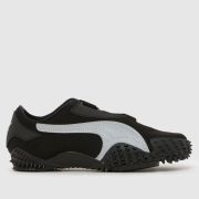 PUMA Mostro Trainers in Black & Silver