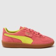 PUMA Palermo Trainers in Orange Multi