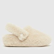 Crocs Natural Classic Cozzzy Unisex Junior Slippers