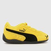 PUMA Yellow SpeeDCat Toddler Trainers