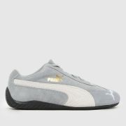 PUMA Light Grey SpeeDCat Youth Trainers