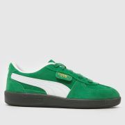PUMA Green Palermo Boys Junior Trainers