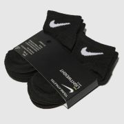 Nike Black & White Kids Ankle Socks 6 Pack