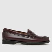 G.H. BASS Weejuns Penny Loafer Flats in Burgundy